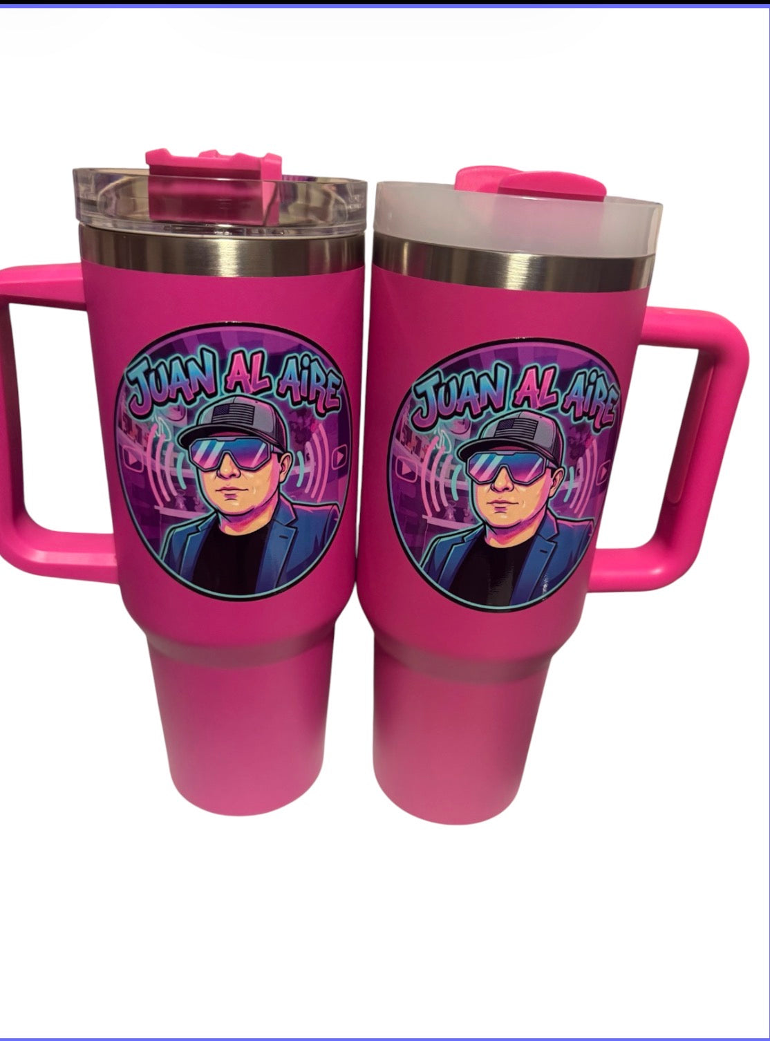 40 oz Tumbler with Handle,Tumbler with Lid and Straw,Double Wall Insulated Cup Stainless Steel Travel Mug(Cold for 34 Hours),Water Bottle for Iced Tea,Coffee,Cold Beverages(Purple)