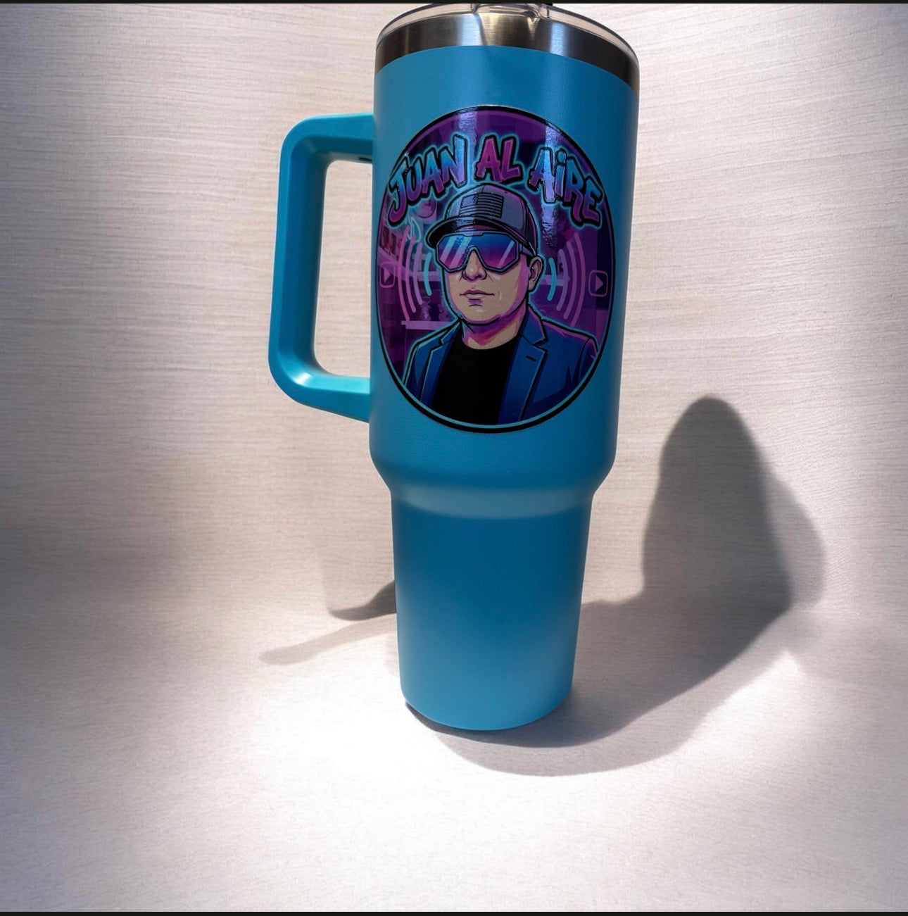 40 oz Tumbler with Handle,Tumbler with Lid and Straw,Double Wall Insulated Cup Stainless Steel Travel Mug(Cold for 34 Hours),Water Bottle for Iced Tea,Coffee,Cold Beverages(Purple)